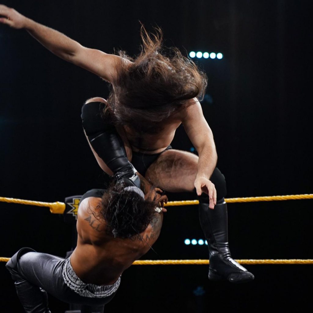 Cameron Grimes puts down Sean Maluta