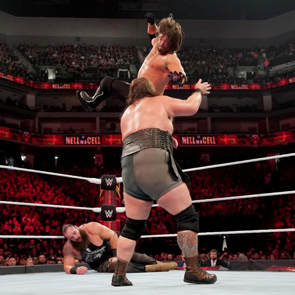 AJ Styles Phenomenal Forearm to Ivar