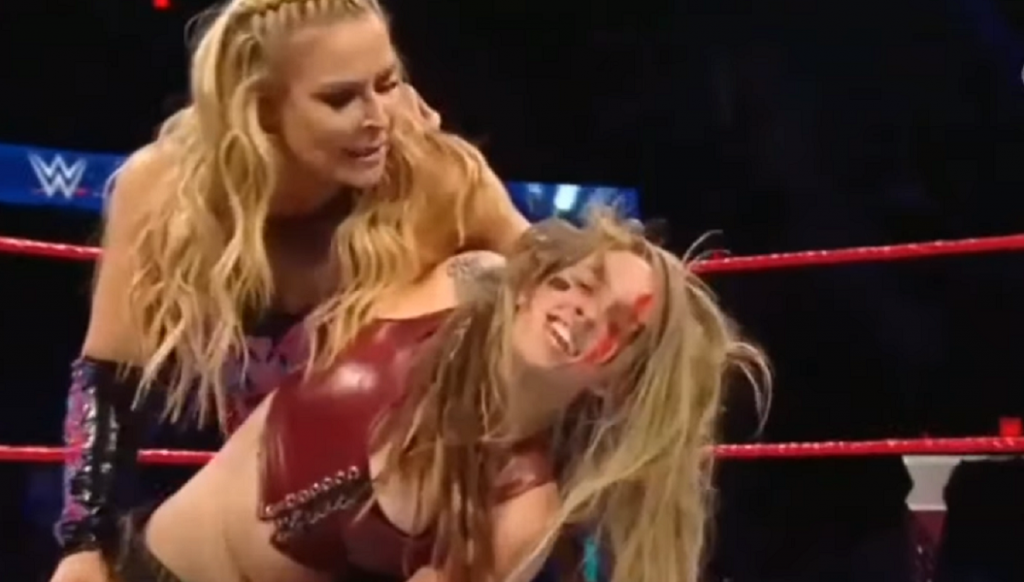 Natalya controls Sarah Logan