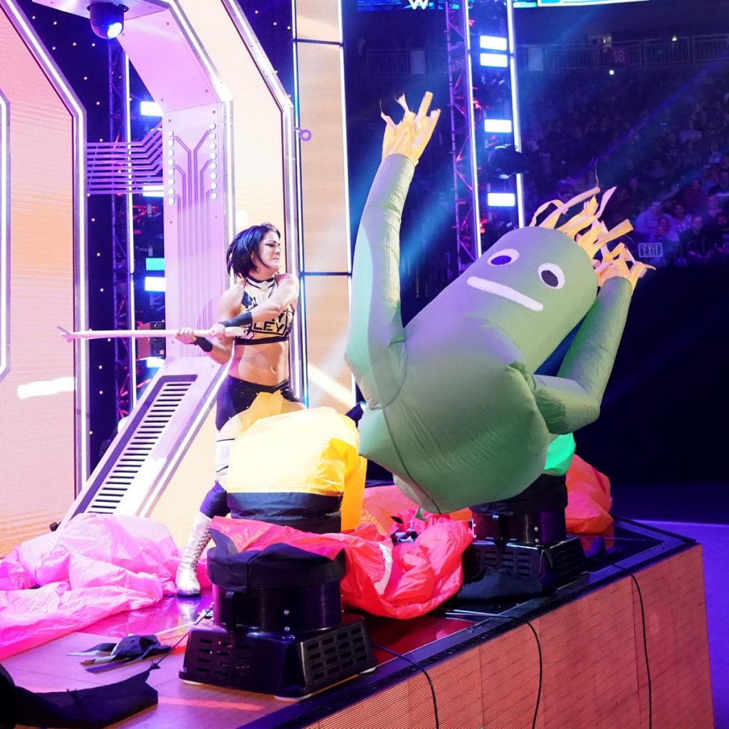 Bayley murders the Bayley Buddies