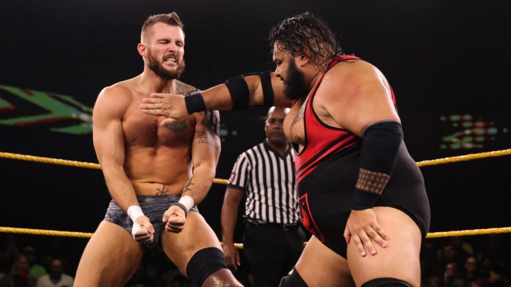 Bronson Reed chops Shane Thorne