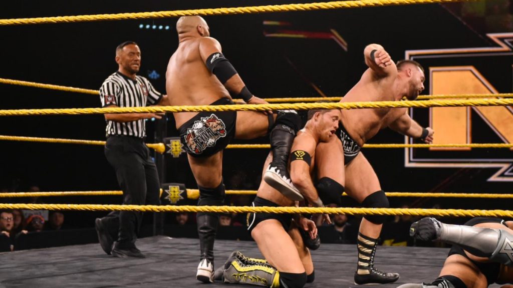 The Revival double team Kyle O'Reilly