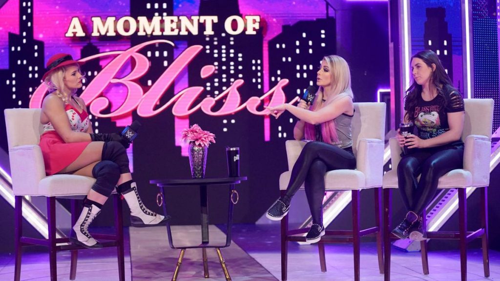 A Moment of Bliss with Lacey Evans, Alexa Bliss, and Nikki Cross
