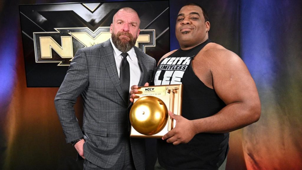 Triple H Presents Keith Lee's Breakout Star of the Year award