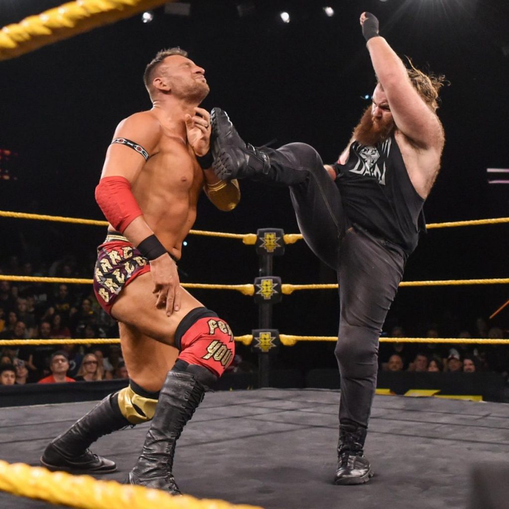 Killian Dain kicks Dominik Dijakovic