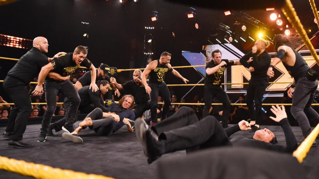 Undisputed ERA brawl with Ciampa Dunne ad Riddle