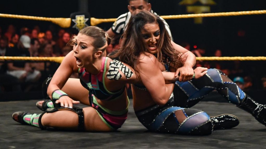 Deonna Purrazzo tries to submit Tegan Nox