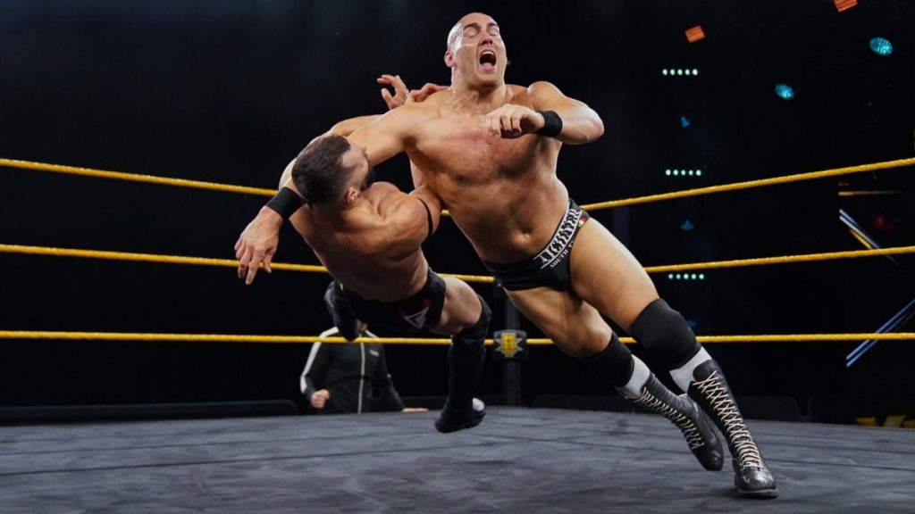 Fabian Aichner takes down Finn Balor