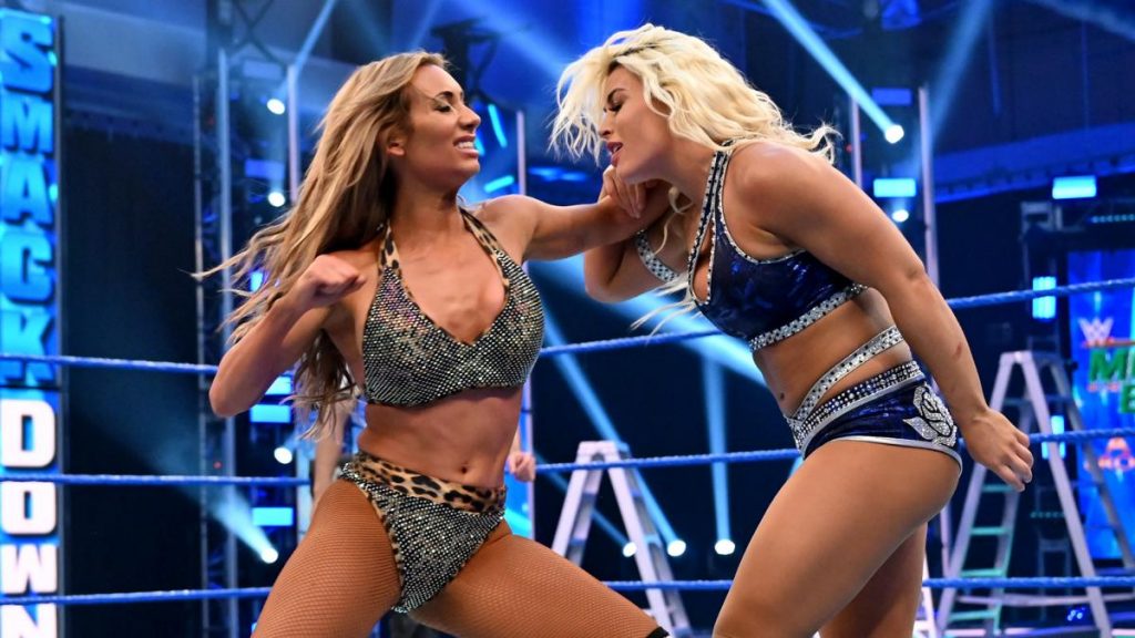 Carmella punches Mandy Rose