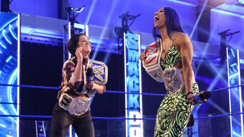 Sasha Banks and Bayley