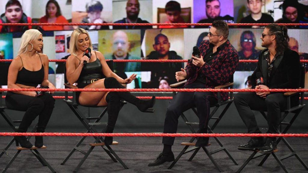 Dana Brooke and Mandy Rose on Miz TV