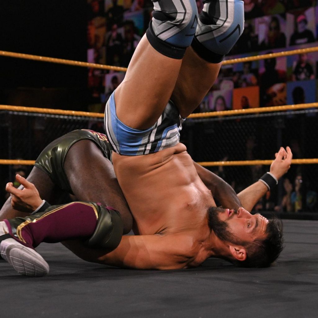 Leon Ruff pins Johnny Gargano
