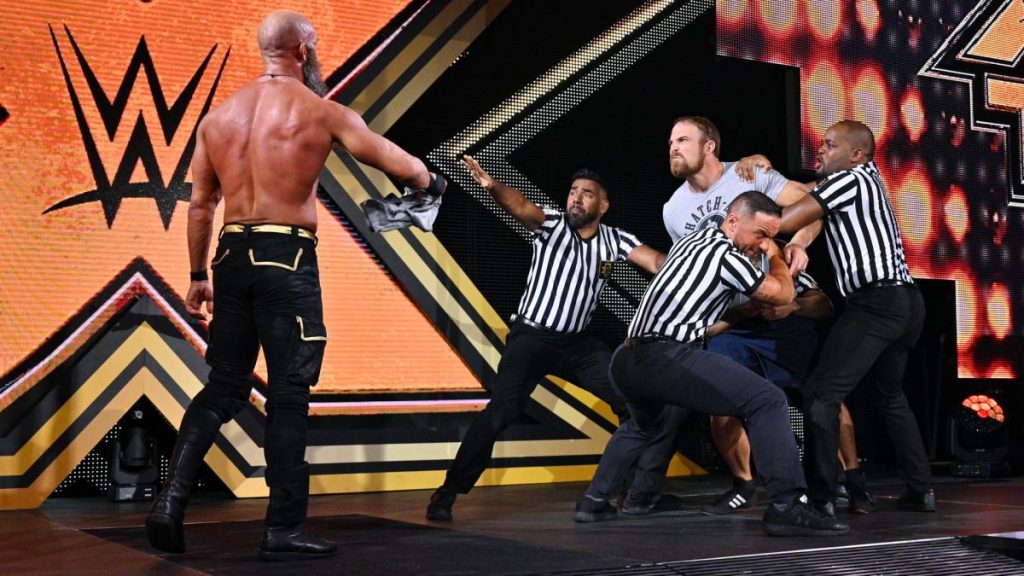 Officials keep Timothy Thatcher away from Tommaso Ciampa