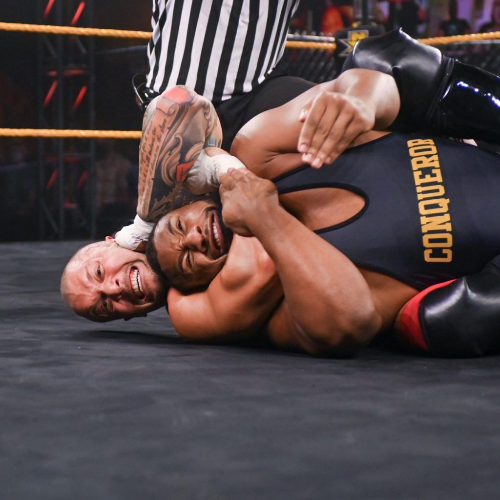 Karrion Kross applies the Kross Jacket