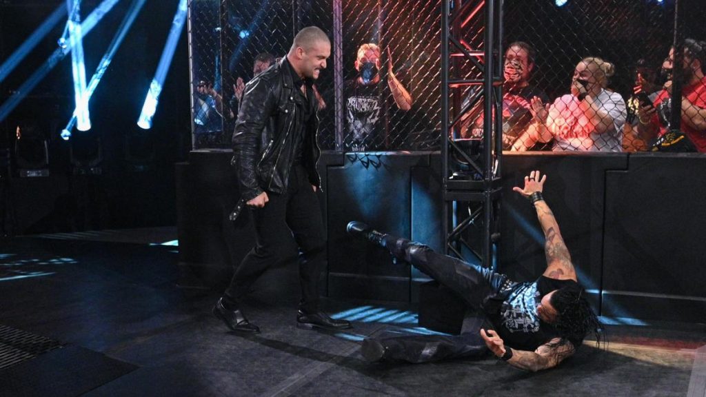 Karrion Kross attacks Damian Priest