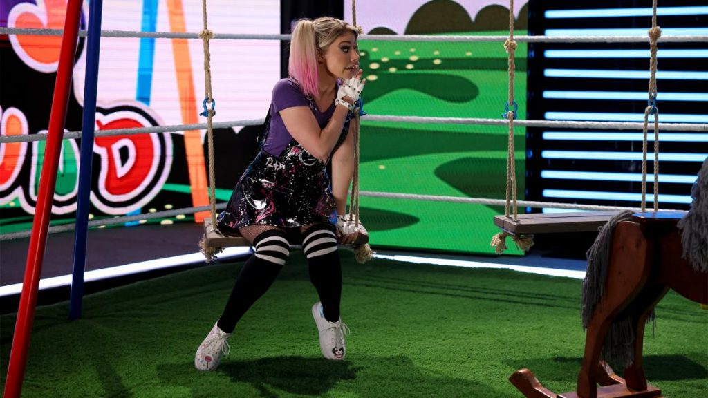 Alexa Bliss in Alexa's playground