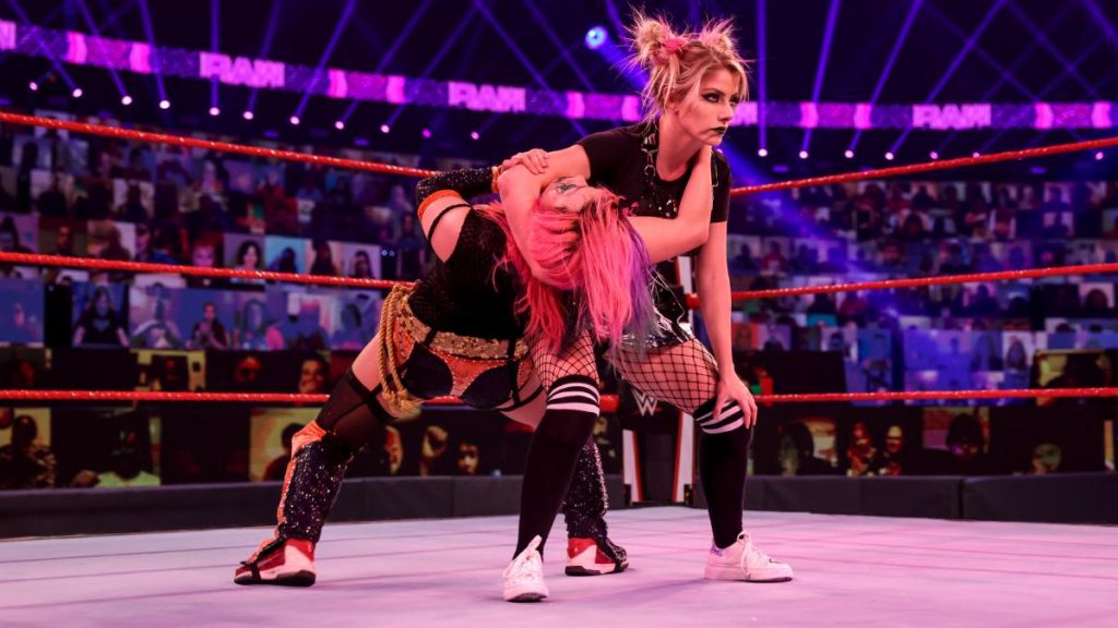 Alexa Bliss delivers Sister Abigail to Asuka