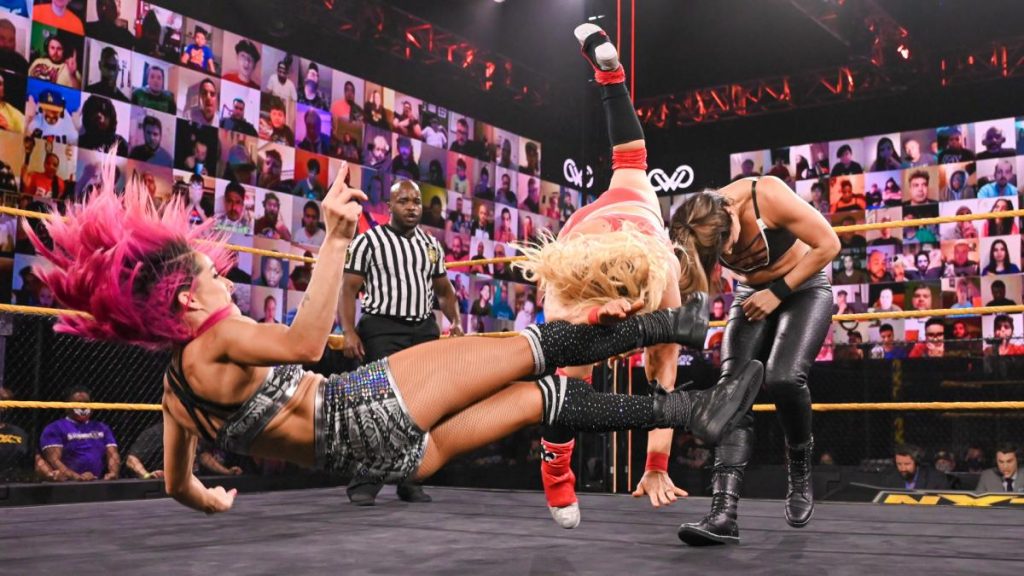 Dakota Kai and Raquel Gonzalez take on Zoey Stark