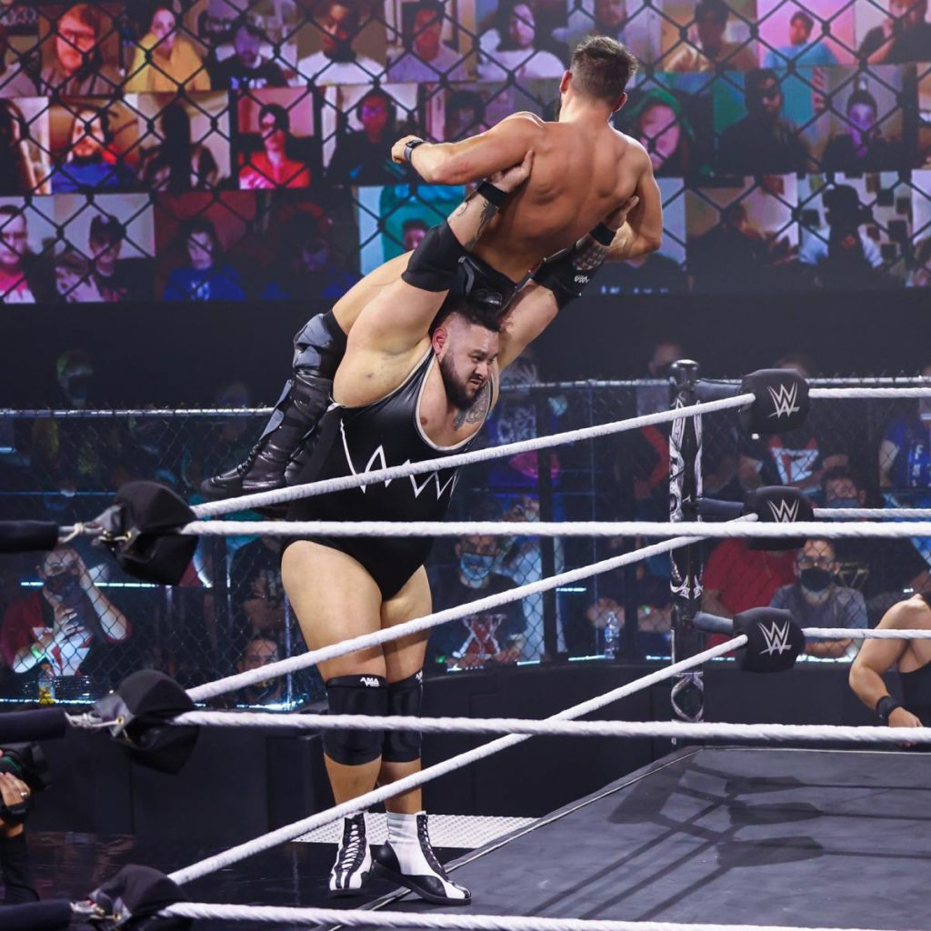 Bronson Reed Razor's Edges Gargano back into the ring