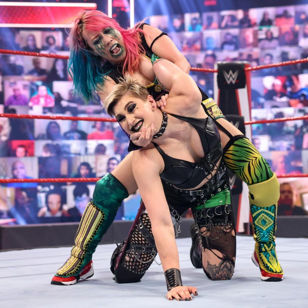 Asuka and Rhea Ripley