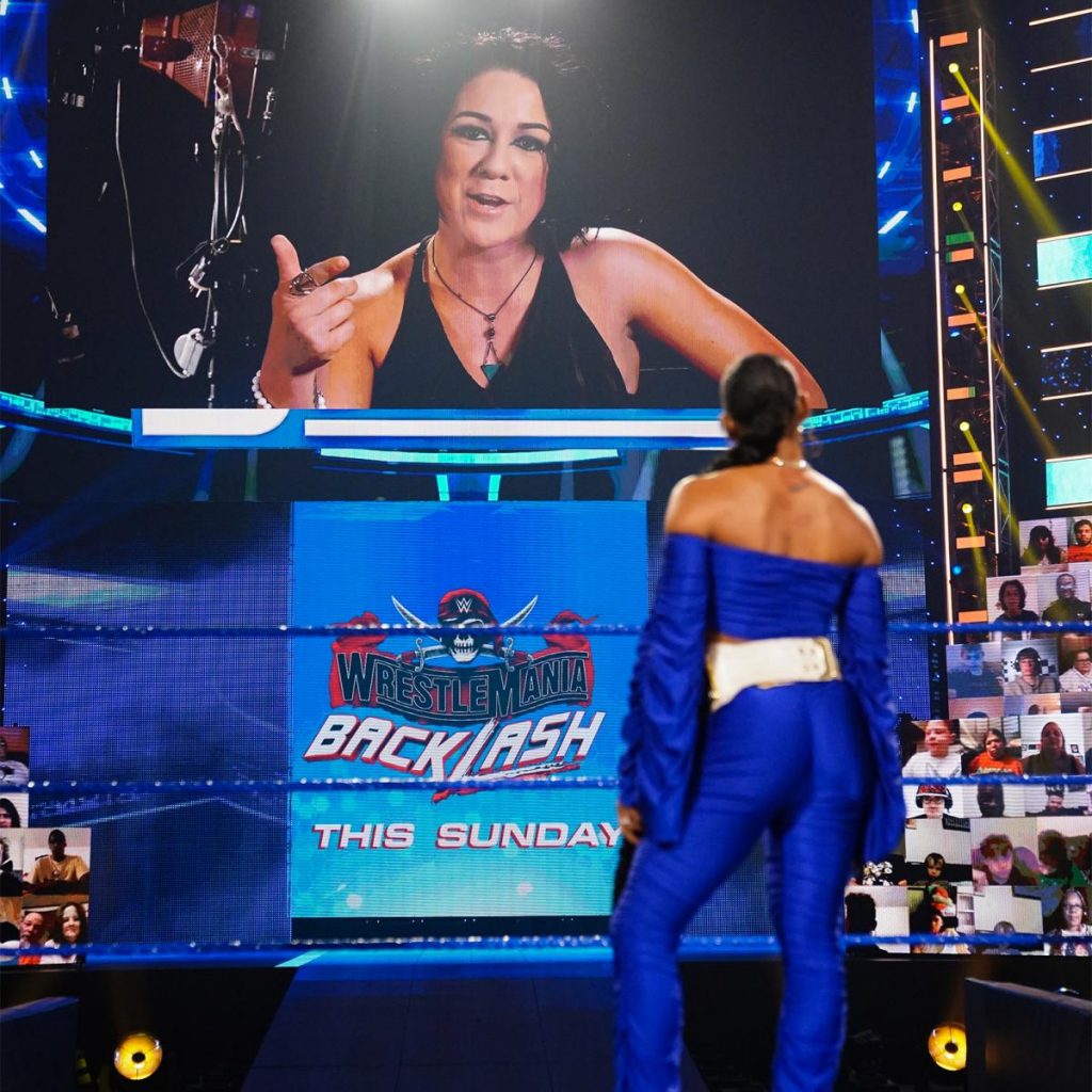 Bianca Belair and Bayley