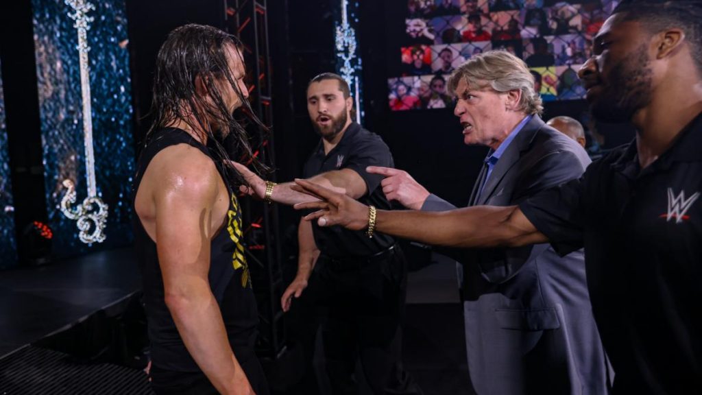 William Regal backs Adam Cole off