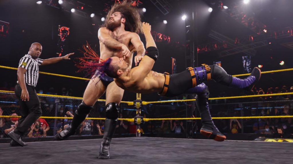 Cameron Grimes takes down Ari Sterling