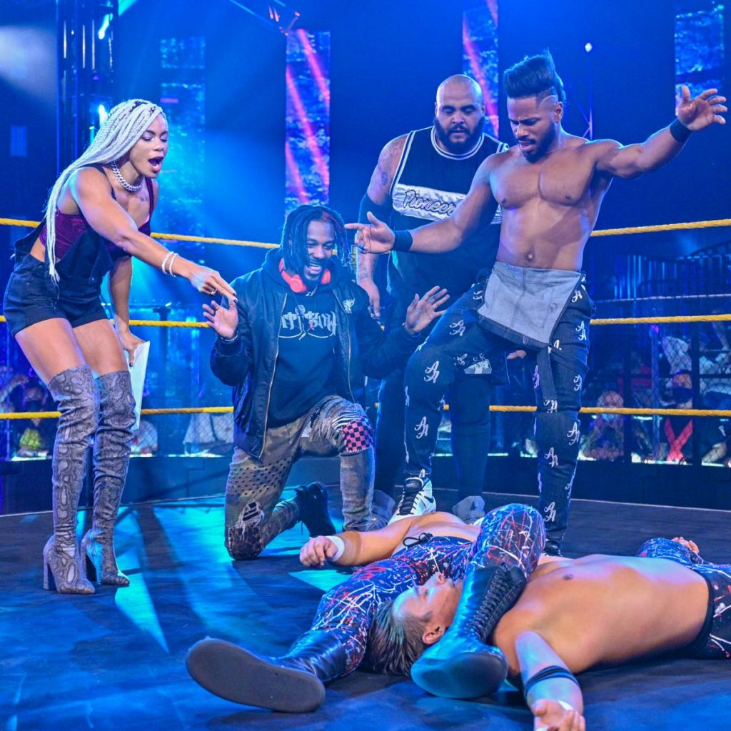 Hit Row stand over Ever-Rise