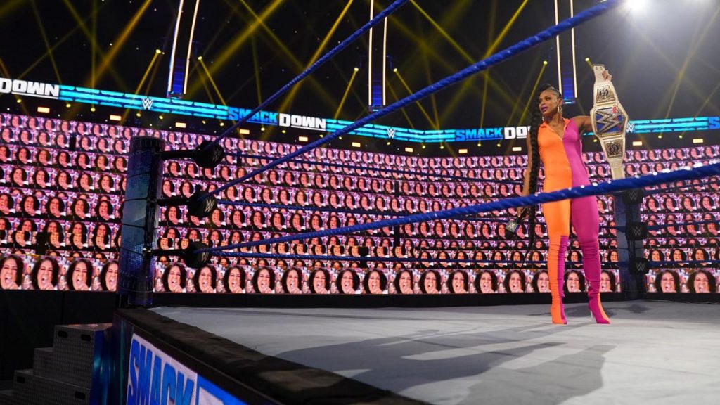 Bianca Belair find herself surrounded by a ThunderDome full of Bayleys