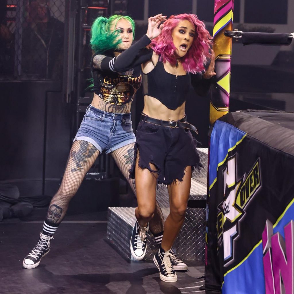 Shotzi Blackheart goes for Dakota Kai