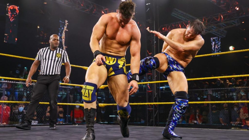 Kyle O'Reilly kicks Austin Theory