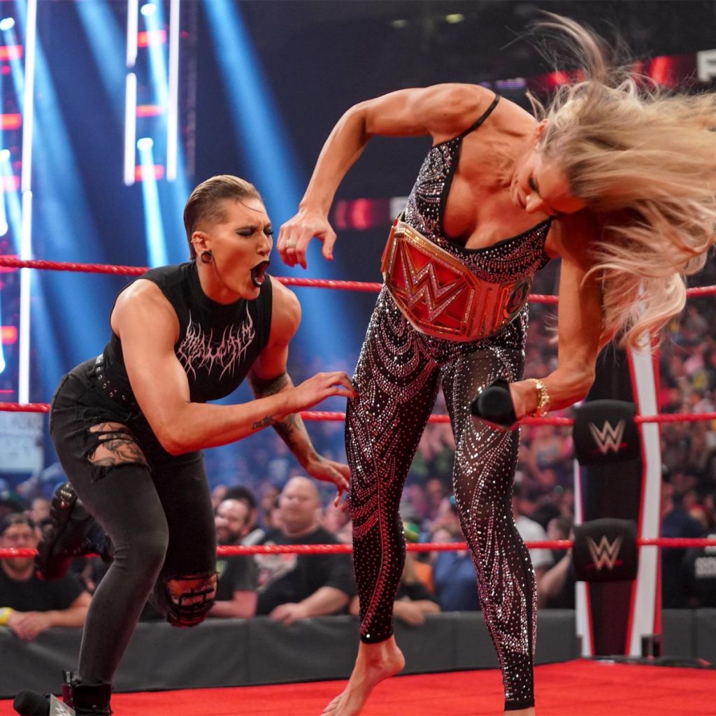 Charlotte Flair attempts to reinjure Rhea Ripley's leg