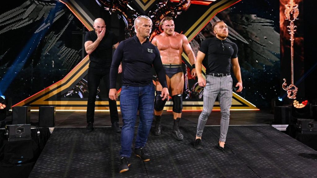 Oney Lorcan, Danny Burch, Ridge Holland, and Pete Dunne