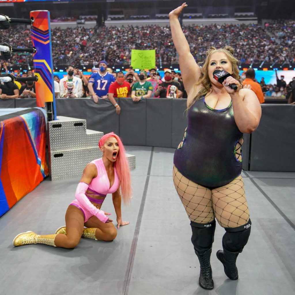 Doudrop mocks Eva Marie