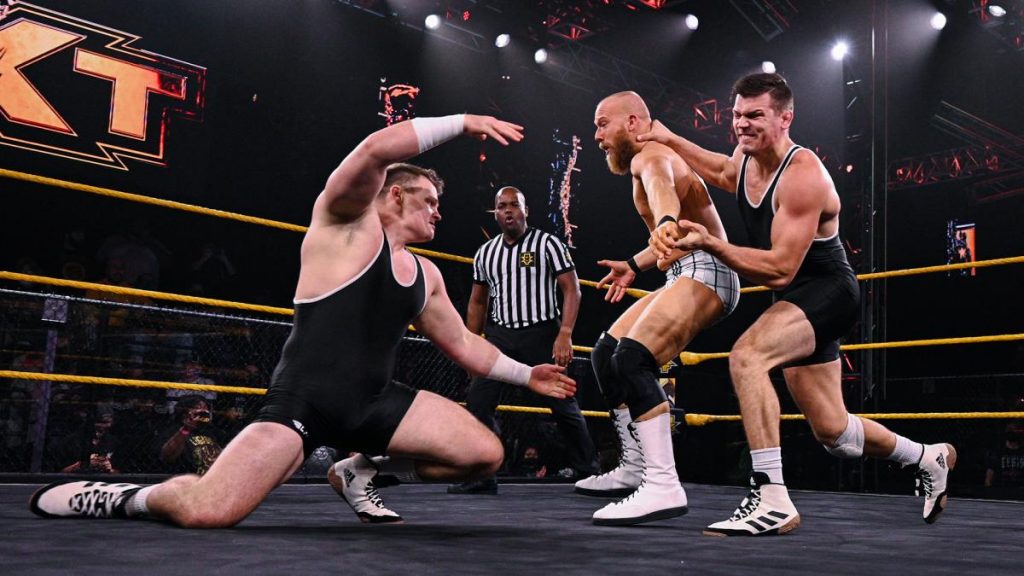 Brutus and Julius Creed destroy an opponent