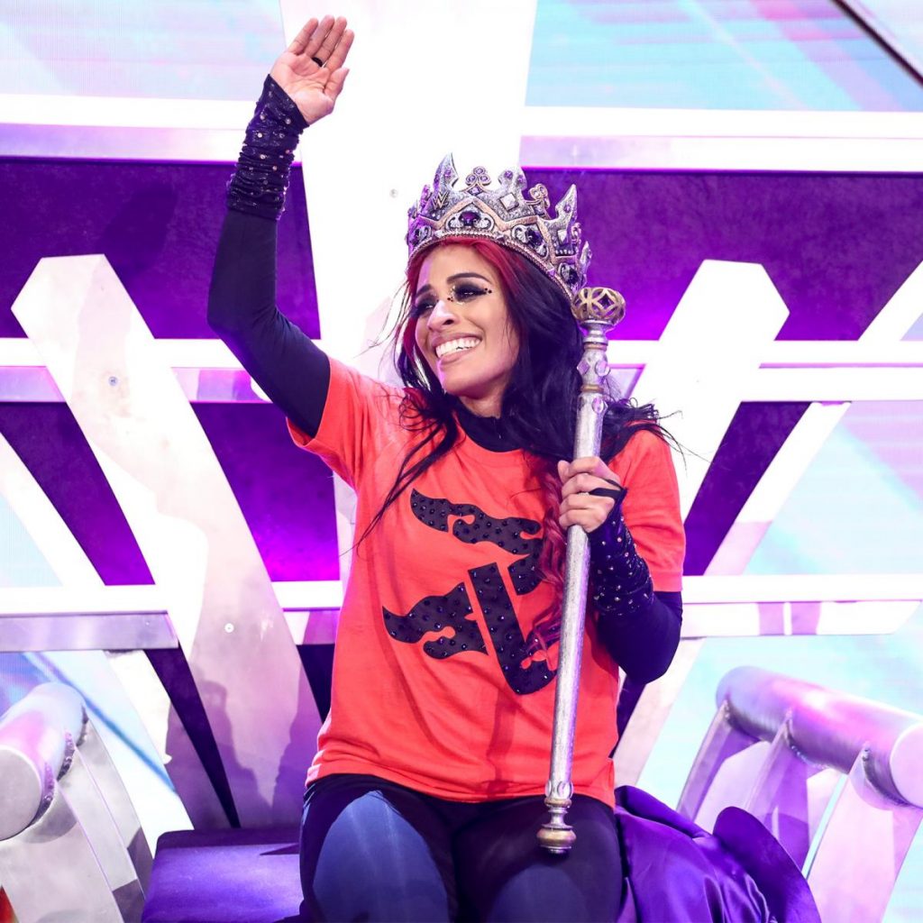 Queen Zelina Vega at Crown Jewel