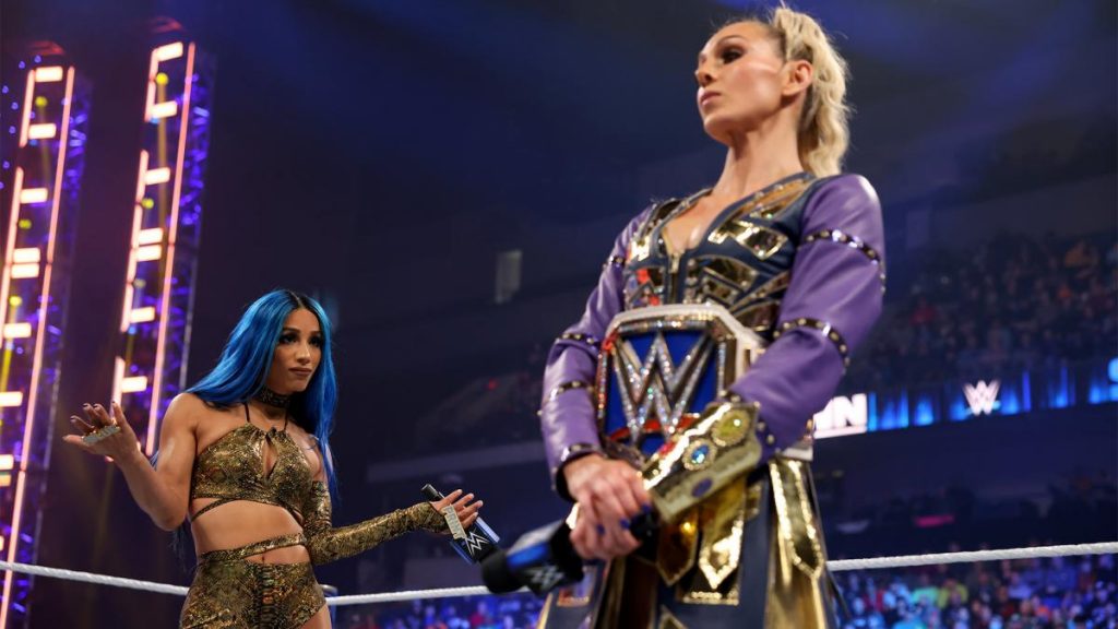 Sasha Banks and Charlotte Flair