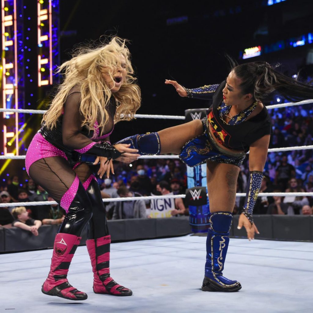 Xia Li kicks Natalya