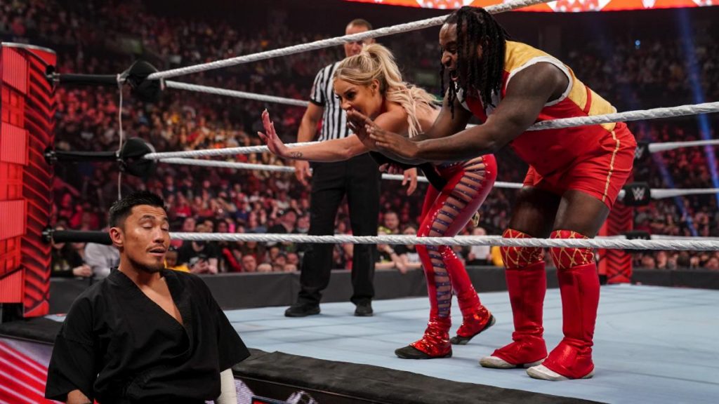 Dana Brooke and Reggie try to stop Akira Tozawa swooning