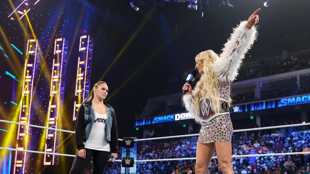 Ronda Rousey and Charlotte Flair